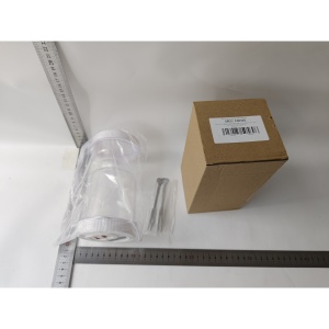 Borcan pentru Muraturi, Flippy, cu Separator pentru Lichide, Ermetic, Termorezistent, Tip Clepsidra, 2 Furculite Incluse, ABS, Alb, 18x9x9 cm - Img 2
