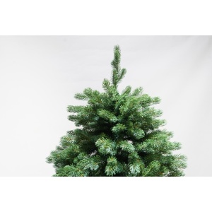 Brad artificial de Craciun, clasic bogat, pentru interior/exterior, inaltime 150 cm, 390 ramuri bogate, Flippy, verde, suport metalic inclus - Img 4