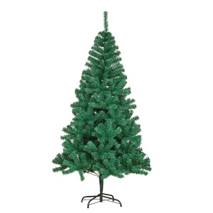 Brad de Craciun artificial cu suport inclus Flippy, 180 cm, 600 ramuri/varfuri, material plastic, suport clasic, fara iluminare, utilizat pentru interior/exterior, verde - Img 1