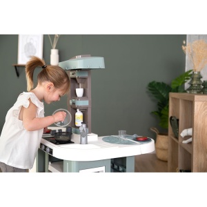 Bucatarie Smoby Tefal Studio XL Bubble albastru cu accesorii - Img 8