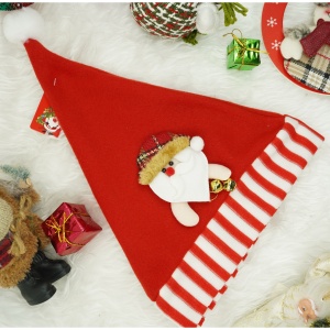 Caciulita de Mos Craciun, Flippy,cu ornament de Mos Craciun, rosie, marime universala, material textil - Img 2