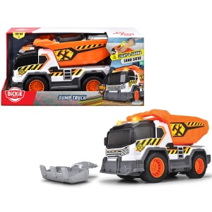 Camion de constructie Dickie Toys Dump Truck 30 cm cu lumini si sunete - Img 14