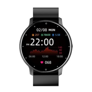 Ceas smartwatch si bratara fitness Flippy ZL02D, oxigen, ritm cardiac, pedometru, notificari, IP67, Compatibil cu Android/iOS, vibratii, multi sport, Negru - Img 3