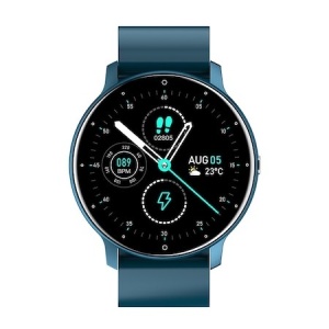 Ceas smartwatch si bratara fitness Flippy ZL02D, oxigen, ritm cardiac, pedometru, notificari, IP67, Compatibil cu Android/iOS, vibratii, multi sport, Albastru inchis - Img 4