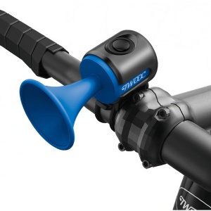 Claxon electric pentru bicicleta, Flippy, rezistent la apa, 120 dB, albastru - Img 2