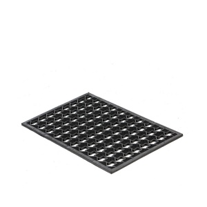 Covoras intrare In Out, negru, 45x75 cm - Img 2