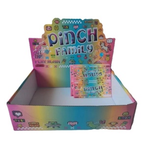 Cutie de Ambalare pentru Set 12 Jucarii Antistres Squishy, Flippy, din Carton, 14 x 14 x 14 cm, Multicolor - Img 1