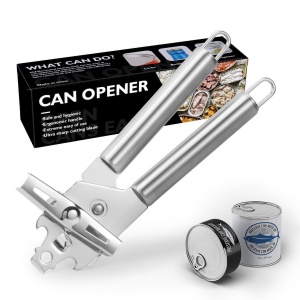 Deschizator conserve Flippy, material inox, ergonomic, gri - Img 2