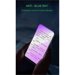 Folie de Protectie, Flippy, pentru iPhone 15 Plus, Flexible Hidrogel Protectie Blue Ray, Full Cover, Reparare Automata, Transparent - Img 5