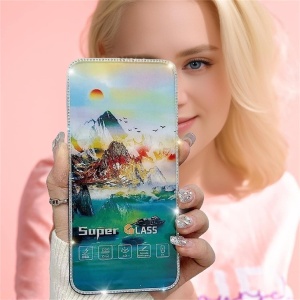 Folie de Protectie, Flippy, pentru iPhone 15 Pro Max, Tempered Glass 2.5 cu Pietricele, ESD, HD, Transparent - Img 3