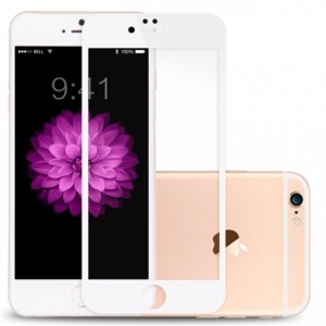 Folie Sticla Apple iPhone 7 Plus Full Face Alb - Img 2