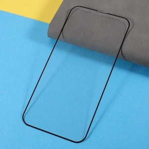 Folie Sticla Flippy® compatibila cu Apple iPhone 14 / 13 / 13 Pro 111D Negru - Img 2