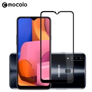 Folie Sticla Flippy® compatibila cu Samsung A20S 111D Negru - Img 2