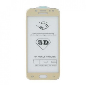 Folie Sticla Samsung Galaxy J3 2017 4D/5D Auriu - Img 1