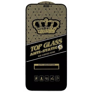 Folie Sticla securizata electrostatica Flippy pentru Samsung A20S, Sticla ESD, Top Glass, Anti-static, Negru - Img 1