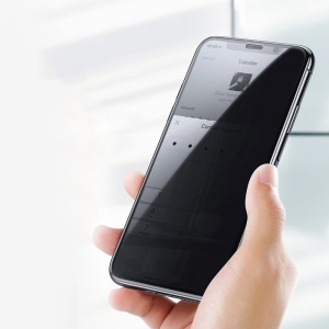 Folie Sticla securizata Flippy® compatibila cu Samsung A22 5G Full Glue Privacy Negru - Img 5