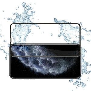 Folie Sticla Securizata Flippy compatibila cu Oppo Find X2, Full Glue, Curbata, Lipici margine, Negru - Img 4