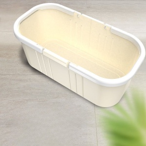 Galeata pentru Mop Plat, Flippy, 45 x 25 x 17.8 cm, Compatibilia cu Mop, 37 x 15 cm, Galben - Img 3