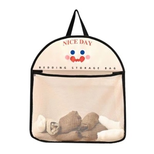 Geanta de Depozitare, Flippy, Tip Saculet, de Agatat, Multifunctionala, din Plasa, 40 x 10 x 44 cm, Negru - Img 1