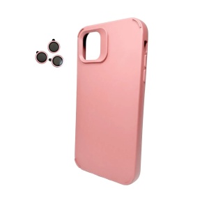 Husa Apple iPhone 14 Pro Max, Flippy, din Silicon Lichid, Interior din Microfibra, Lentile Fosforescente de Protectie Camera, Anti Amprenta, Rezistenta la Socuri, Roz - Img 7