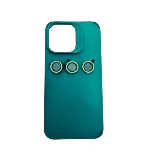 Husa Apple iPhone 14 Pro Max, Flippy, din Silicon Lichid, Interior din Microfibra, Lentile Fosforescente de Protectie Camera, Anti Amprenta, Rezistenta la Socuri, Verde - Img 10