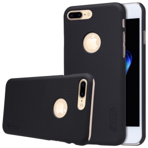 Husa Apple iPhone 7 Plus Nillkin Frosted Shield Negru + Folie de protectie - Img 2