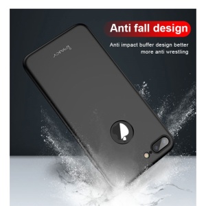 Husa Apple iPhone 8 Plus IPAKY Full Cover 360 Negru + Folie Cadou - Img 9