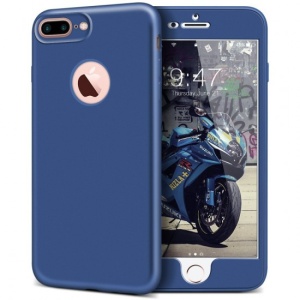 Husa Apple iPhone X Full Silicone Albastru - Img 1