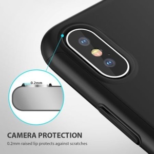 Husa Apple iPhone X IPAKY Full Cover 360 Negru + Folie Cadou - Img 12