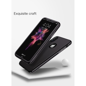 Husa Apple iPhone X Joyroom fata + spate Negru - Img 6