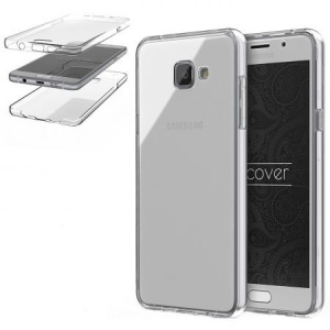 Husa de protectie Flippy® pentru Samsung A7 2016 Full Tpu 360 V2 Transparent - Img 3
