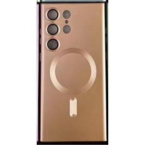 Husa de protectie Flippy, cu incarcare Wireless, Tehnologie Magsafe, pentru Samsung Galaxy S23 Plus , Rose Gold - Img 3