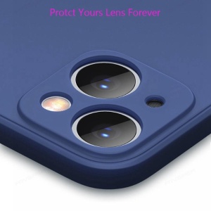 Husa de Protectie, Flippy, pentru Honor 70, Liquid Silicone, cu Microfibra pe Interior, Protectie Antisoc, Compatibil Incarcare Wireless, Albastru - Img 2