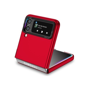 Husa de protectie Flippy, Pliere Tridimensionala, Multifunctionala, PC, pentru Samsung Galaxy Z Flip 5 , Rosu - Img 5