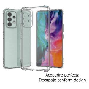 Husa de protectie Flippy, TPU, pentru Samsung A53 5G, Antisoc, Protectie colturi, Rezistenta la impact, Transparenta - Img 3