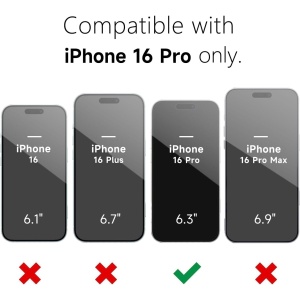 Husa de Protectie Matte TPU, Flippy, pentru Apple iPhone 16 Pro, Protectie Camera, Antisoc, Antizgariere, Antialunecare, Acoperire Completa, Negru - Img 5