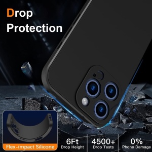 Husa de Protectie Matte TPU, Flippy, pentru Realme C55, Protectie Camera, Antisoc, Antizgariere, Antialunecare, Acoperire Completa, Negru - Img 4