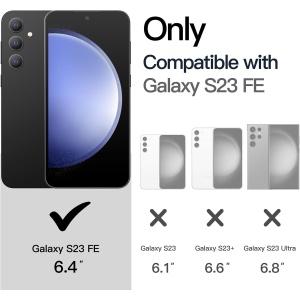 Husa de Protectie Matte TPU, Flippy, pentru Samsung Galaxy S23 FE 5G, Protectie Camera, Antisoc, Antizgariere, Antialunecare, Acoperire Completa, Negru - Img 6