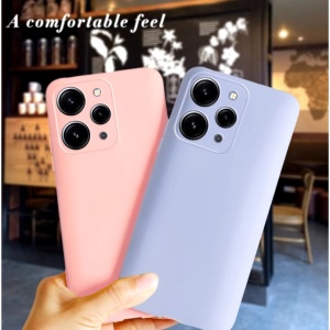 Husa de Protectie Matte TPU, Flippy, pentru Xiaomi Redmi 12, Protectie Camera, Antisoc, Antizgariere, Antialunecare, Acoperire Completa, Roz - Img 5