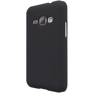 Husa de protectie pentru Samsung Galaxy J1 2015 Nillkin Frosted Shield Negru + Folie de protectie - Img 4