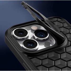 Husa de Protectie TPU, Flippy, pentru Apple iPhone 14 Pro Max, 3D Cube, cu Inel, Protectie Camera, Antisoc, Antizgariere, Antialunecare, Acoperire Completa, Negru - Img 8