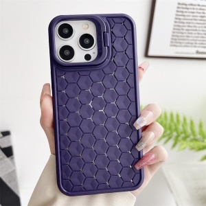 Husa de Protectie TPU, Flippy, pentru Apple iPhone 15 Pro Max, 3D Cube, cu Inel, Protectie Camera, Antisoc, Antizgariere, Antialunecare, Acoperire Completa, Mov - Img 8