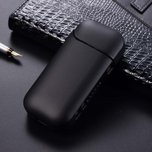 Husa Flippy pentru IQOS 2.4 Plus, Capac de Protectie, Anti Soc si Zgarieturi, Full Body, din Plastic, 11.5 x 5 x 2.3 cm, Negru - Img 2