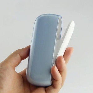 Husa Flippy pentru IQOS 3.0 DUO, de Protectie, Anti Soc si Zgarieturi, din Plastic, 12 x 4.5 cm, Albastru Transparent - Img 4