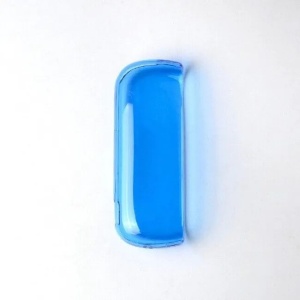 Husa Flippy pentru IQOS Iluma, de Protectie, Anti Soc si Zgarieturi,din Plastic, 12.5 x 4.2 cm, Albastru Transparent - Img 3