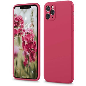 Husa protectie compatibila cu Apple iPhone 11 Pro Liquid Silicone Case Rosu - Img 10