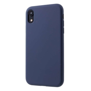 Husa protectie compatibila cu Huawei P40 Lite Liquid Silicone Case Albastru inchis - Img 9