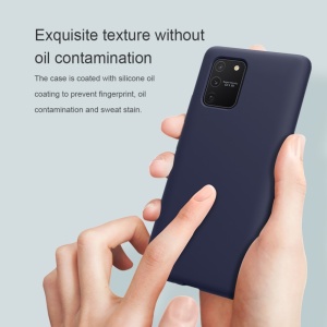 Husa protectie compatibila cu Samsung S10 Lite Liquid Silicone Case Albastru inchis - Img 7