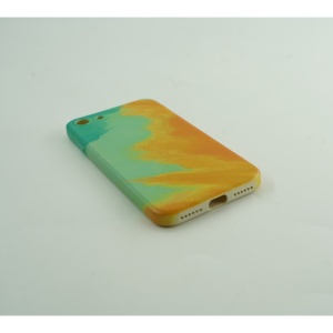 Husa protectie Flippy compatibila cu Apple iPhone XR Tpu Ombre, Verde/Portocaliu - Img 5