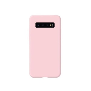 Husa protectie Flippy compatibila cu Samsung Galaxy S10 E Liquid Silicone Case Roz - Img 1